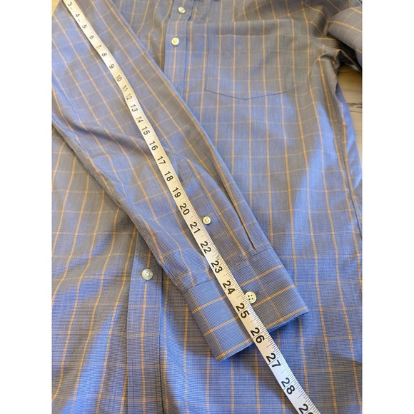 J.CREW Men's Medium Blue Shirt Long Sleeve - Picture 5 of 8